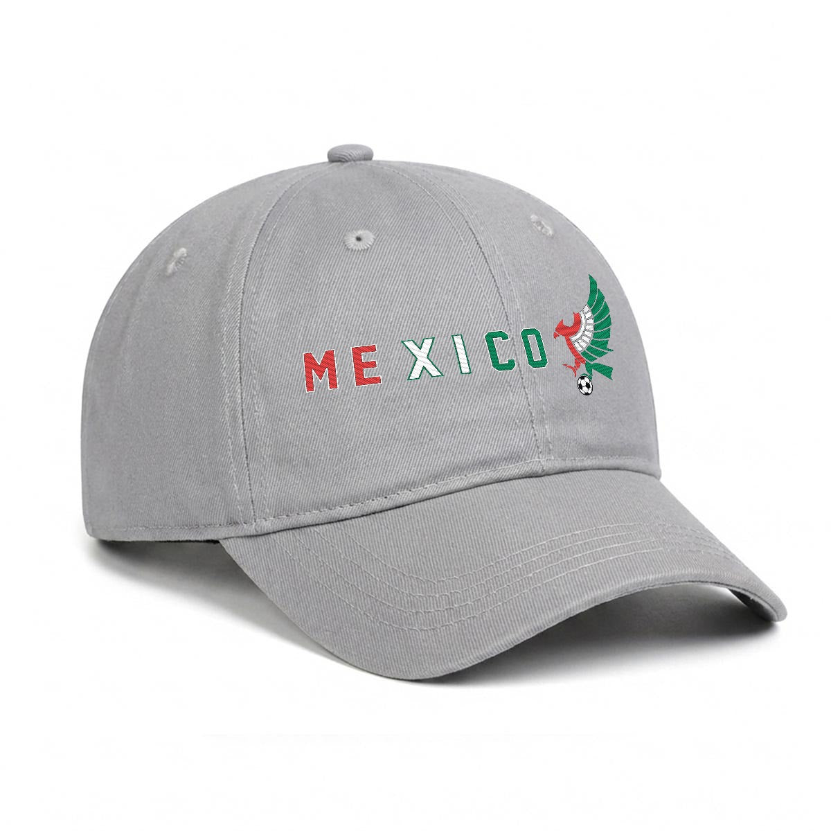 Gorra de México Bordada Premium Estilo Casual Ajustable de Algodón