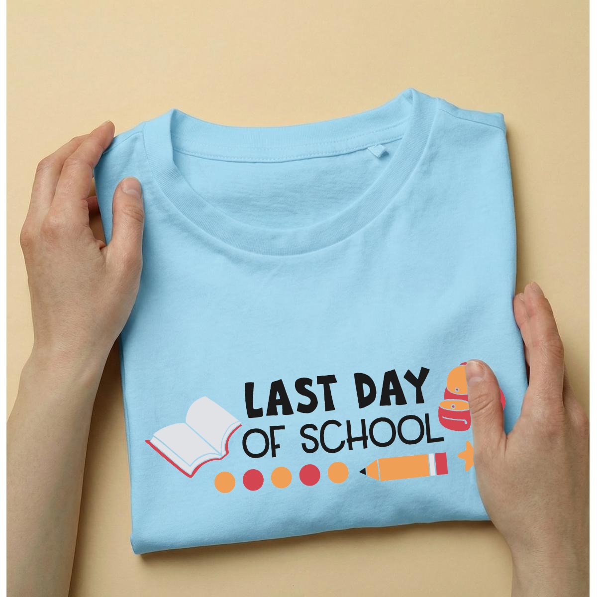 T-shirt enfant « Dernier jour d’école »