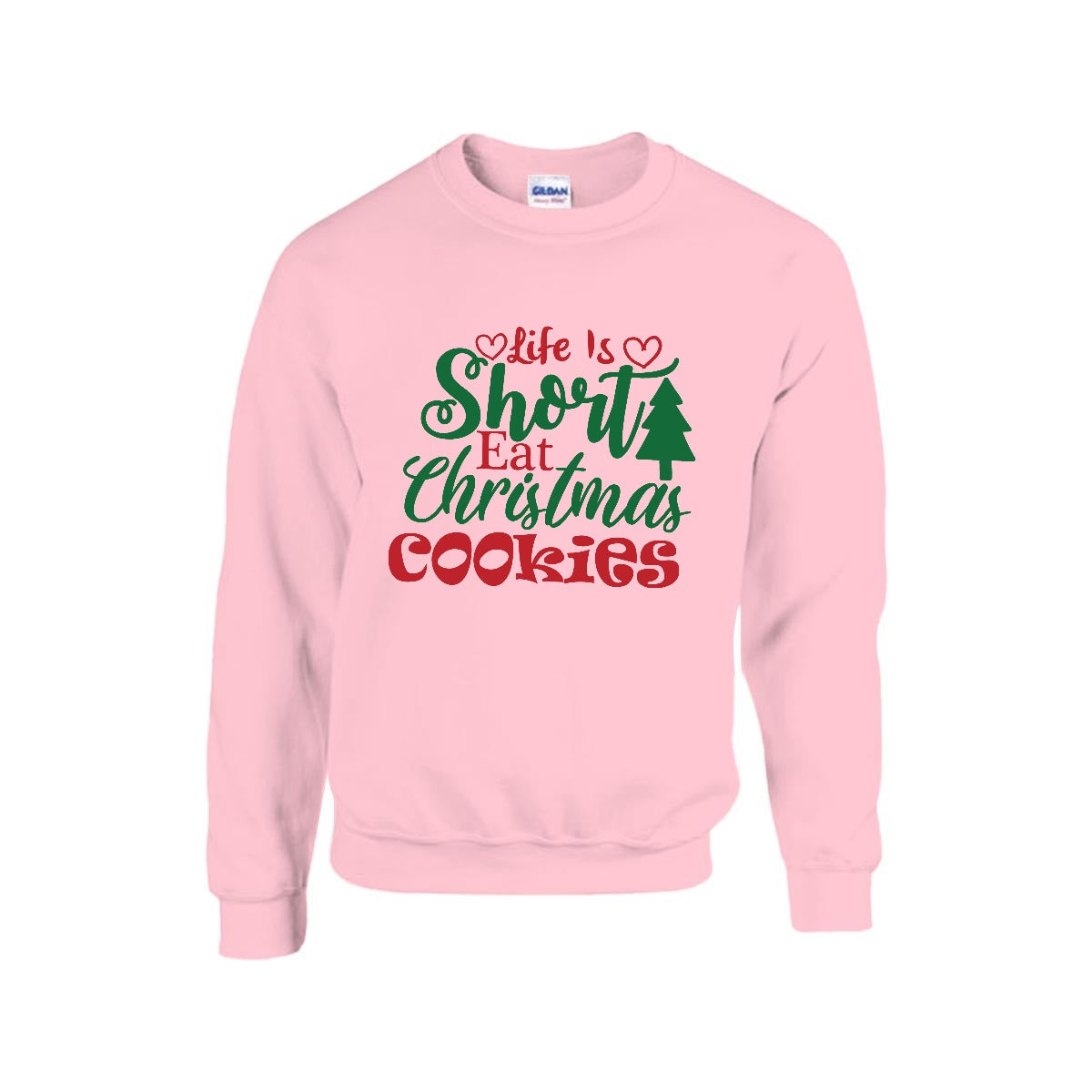 Sudadera Navideña Life Is Short Eat Christmas Cookies