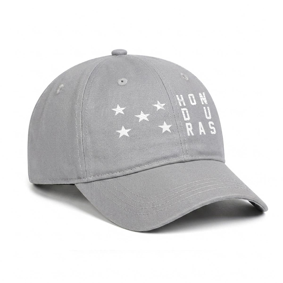 Gorra de Honduras Bordada Premium de Algodón Estilo Casual de Perfil Bajo