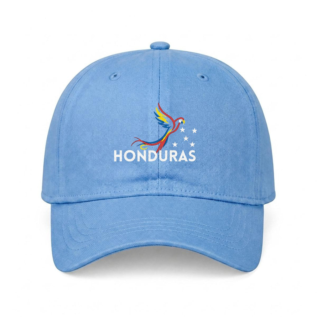 Gorra de Honduras Bordada Premium Guacamaya de Algodón Estilo Casual
