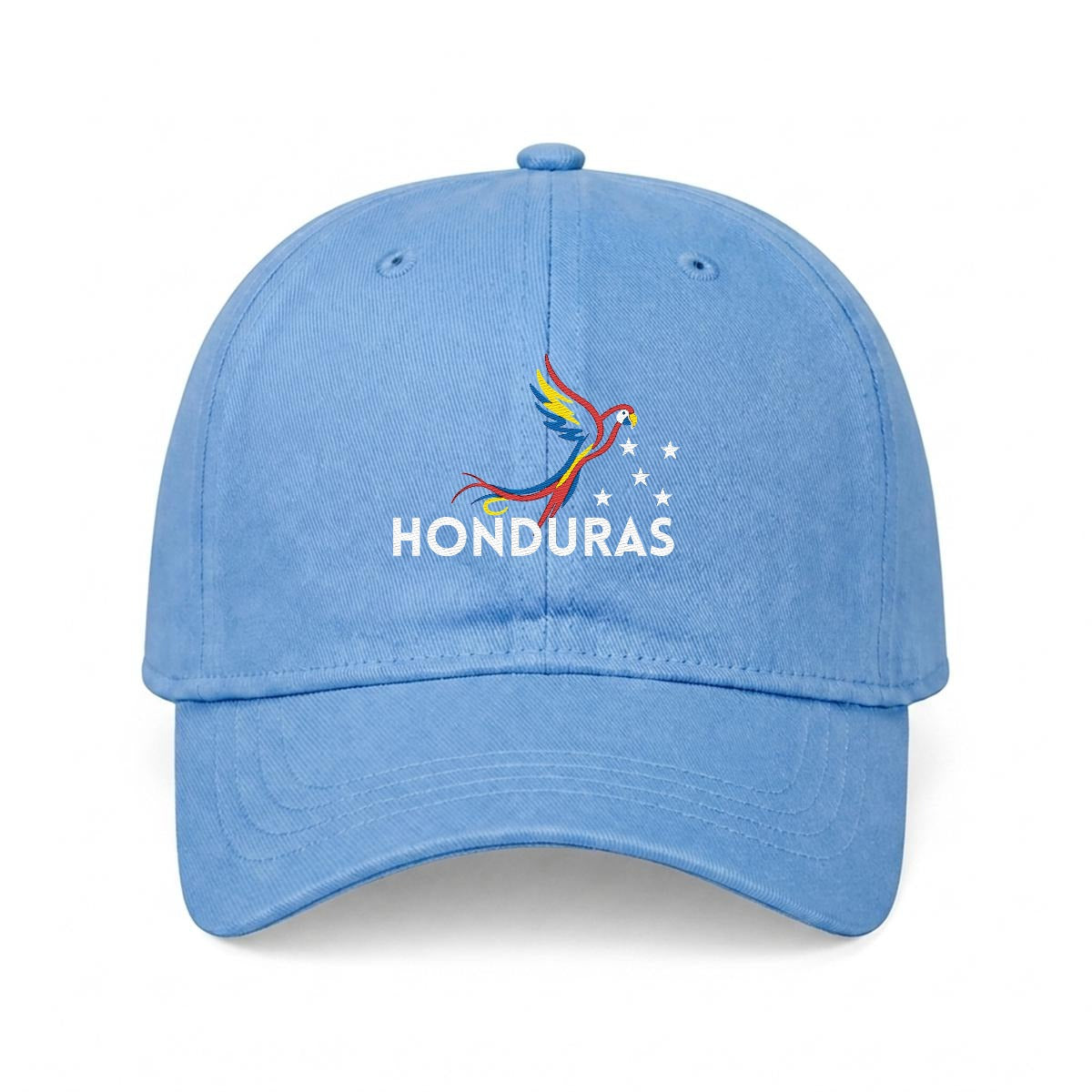 Gorra de Honduras Bordada Premium Guacamaya de Algodón Estilo Casual