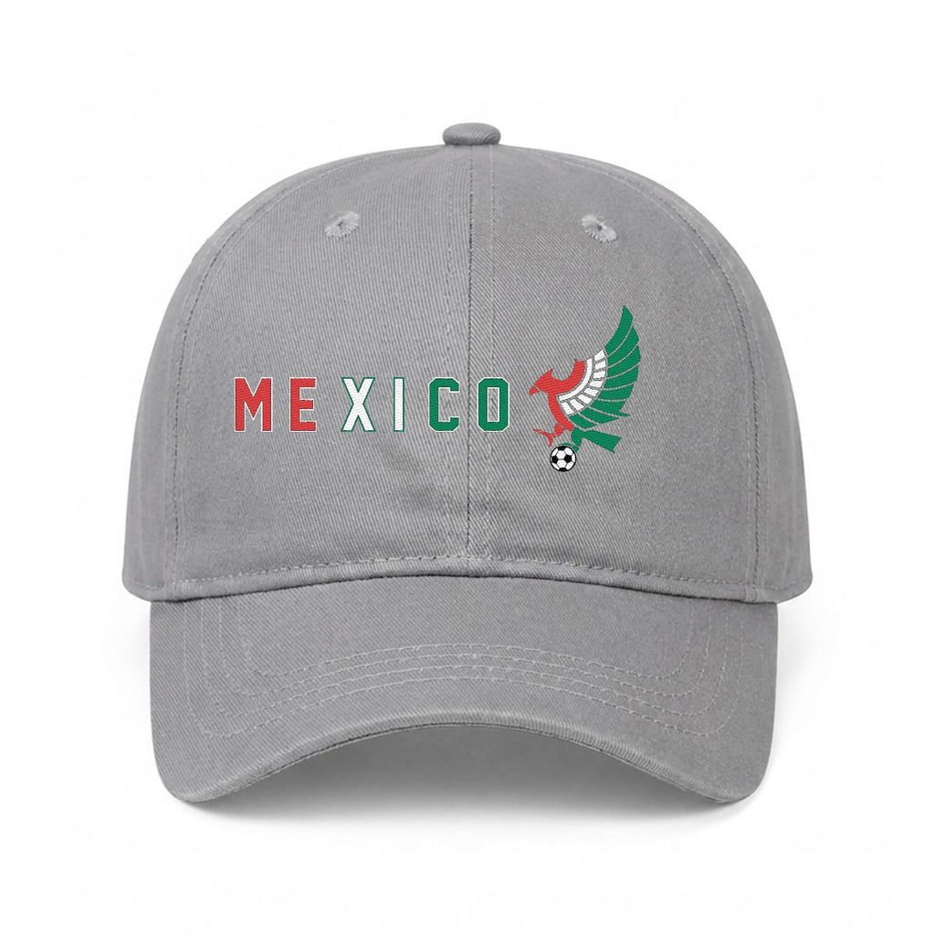 Gorra de México Bordada Premium Estilo Casual Ajustable de Algodón