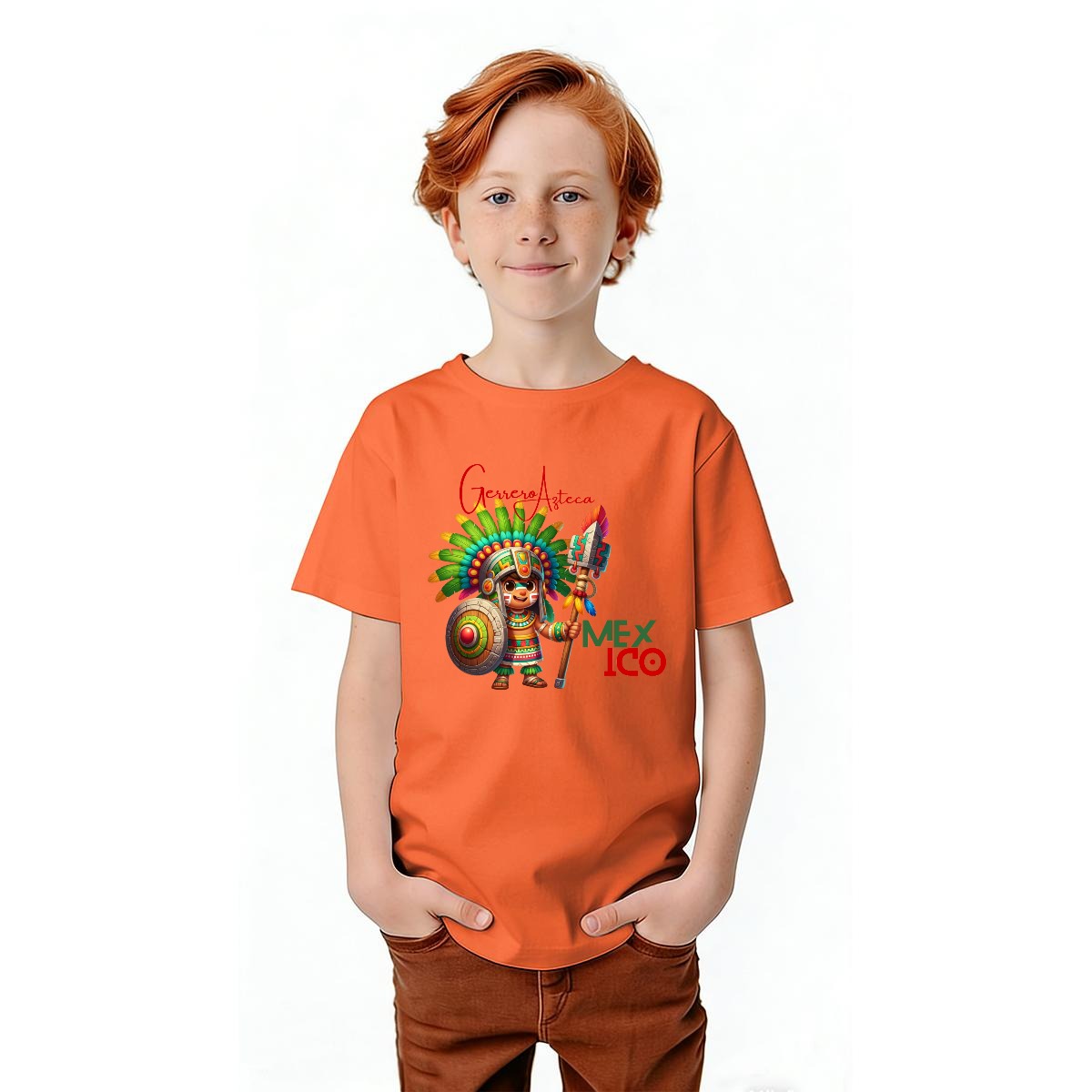 Camiseta Juvenil México – Playera Patriótica para Niños | Gildan 5000B