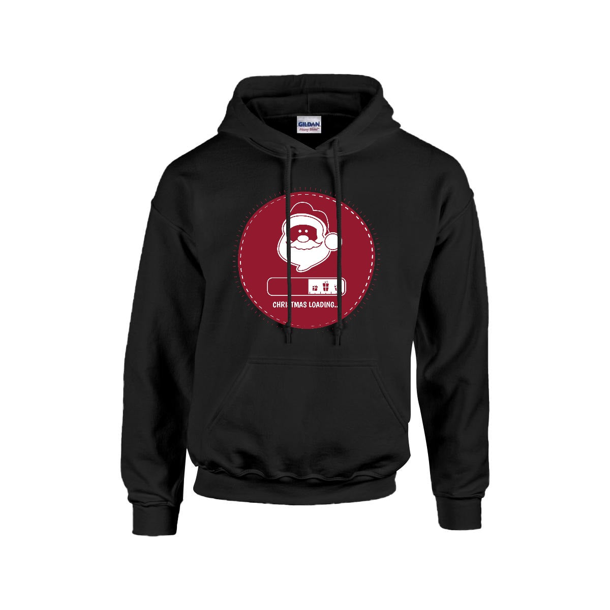 Sudadera Navideña Hoodie 'Christmas Loading' Santa Claus Warm Flex