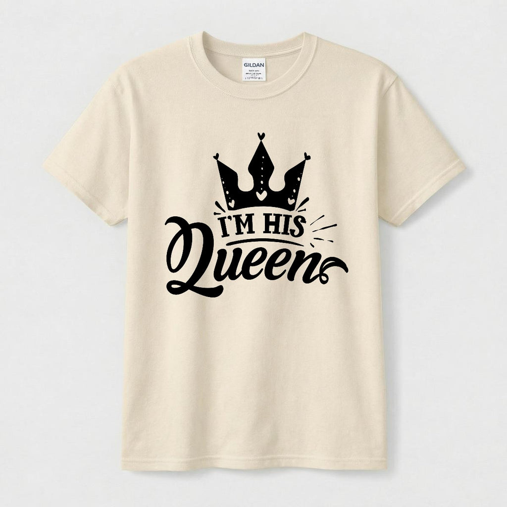 Camiseta para Parejas 'I'm His Queen' con Corona