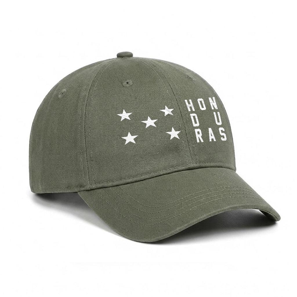 Gorra de Honduras Bordada Premium de Algodón Estilo Casual de Perfil Bajo