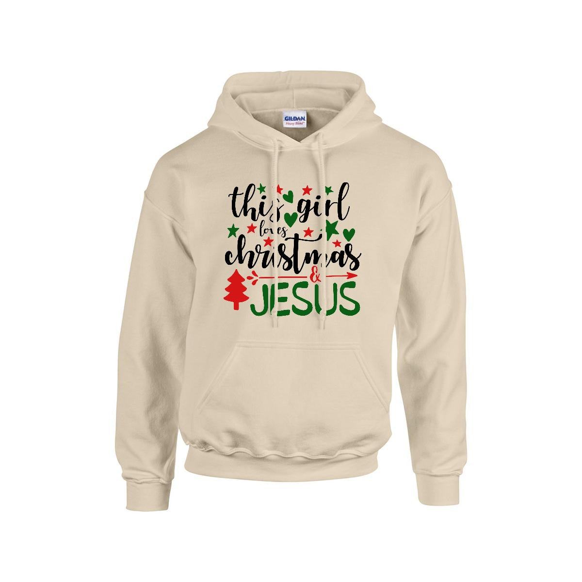 Christmas Hoodie This Girl Loves Christmas & Jesus