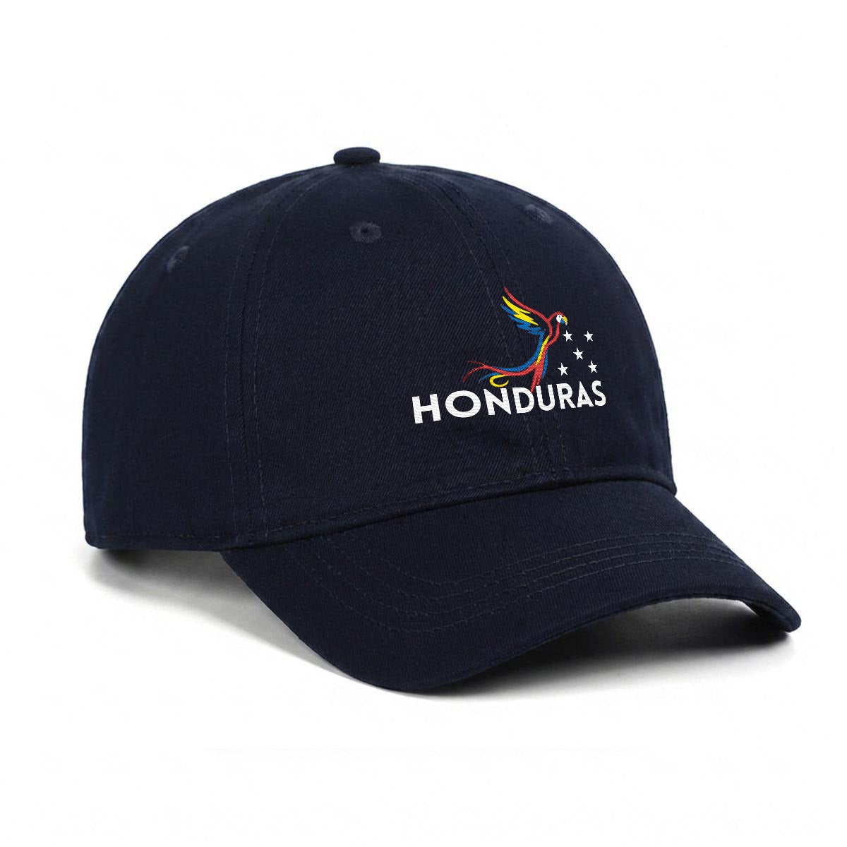 Gorra de Honduras Bordada Premium Guacamaya de Algodón Estilo Casual