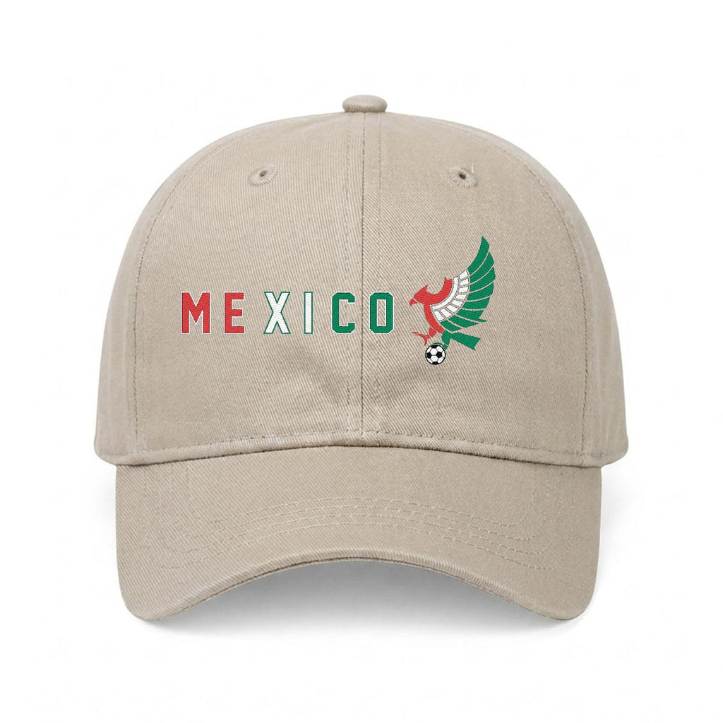 Gorra de México Bordada Premium Estilo Casual Ajustable de Algodón
