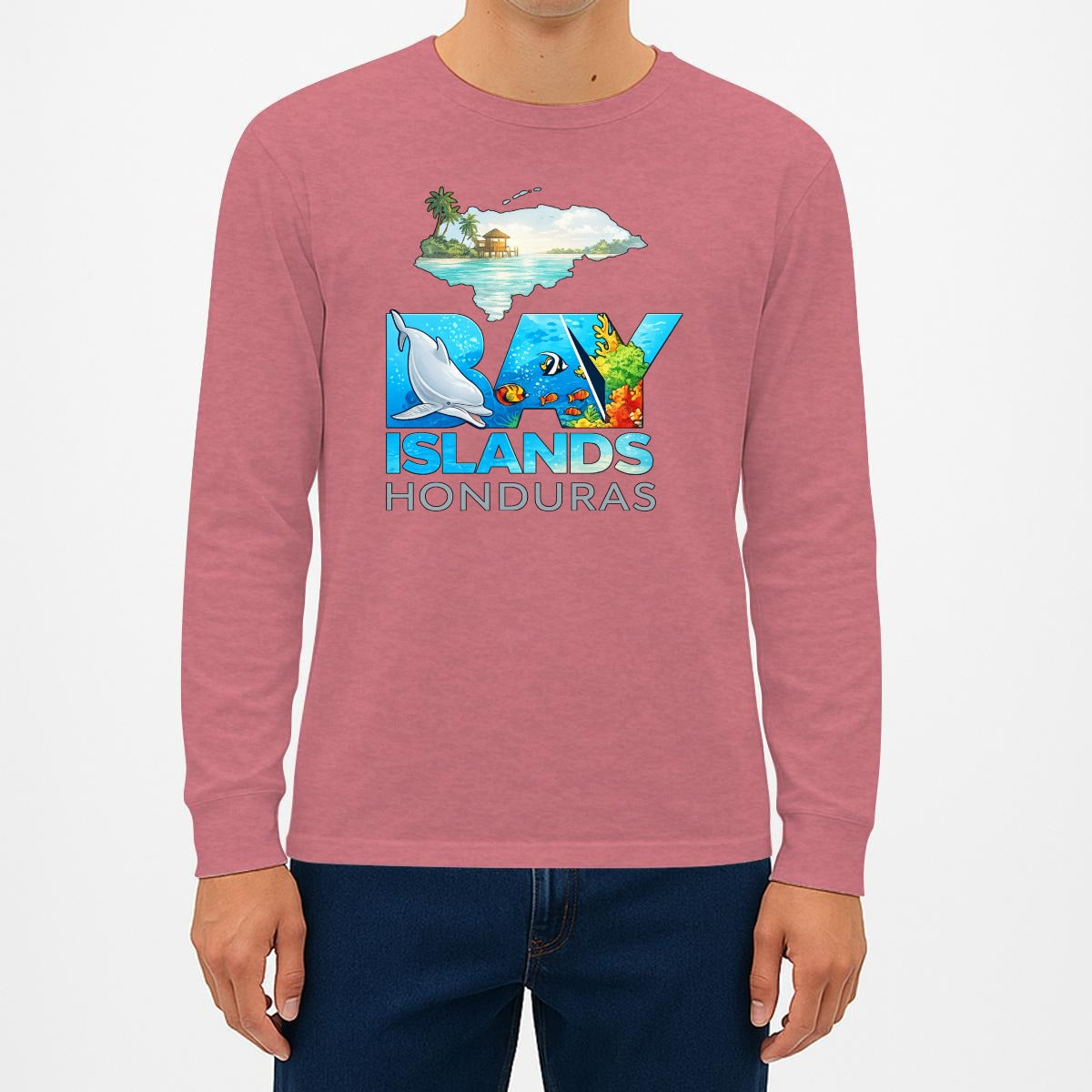 Camiseta / Hoodie / Tank Top Bay Islands Honduras  Edición Caribe Tropical Unisex