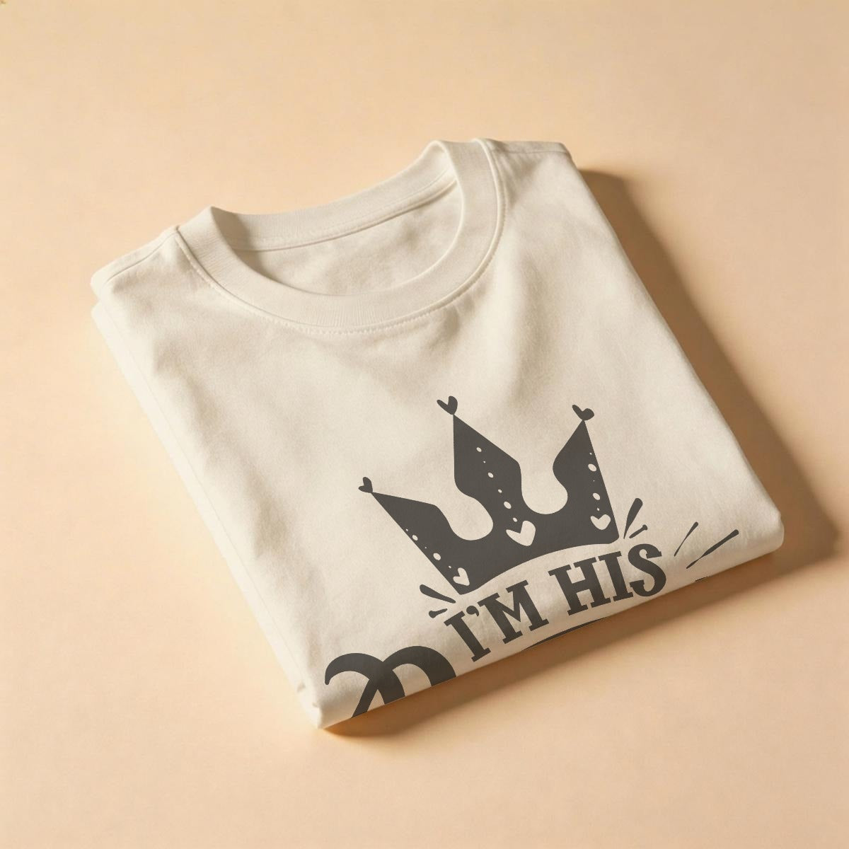 Camiseta para Parejas 'I'm His Queen' con Corona